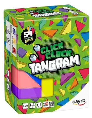 Image de Cayro Magnetisch Blokkenspel Click Clack Tangram