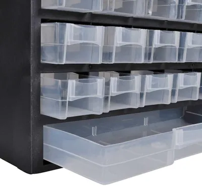 Obrázek produktu pro Plastová skříňka na nářadí s 41 zásuvkami pro dílnu