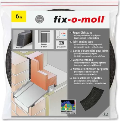 Produktbild von Fugendichtband Kompriband 6 m x 15 mm fix-o-moll