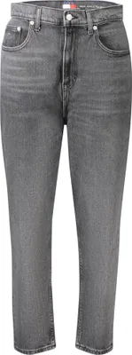 Obrázek produktu pro Schwarze Damen Mom Jeans: Džíny Ultra High Tapered mit Used-Look