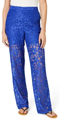 Productafbeelding van Desigual broek_LACELONG, kleur: Azul Noche (donkerblauw), maat: M