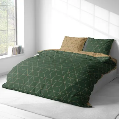 Produktbild von Traumschlaf Bettwäsche West Kissenbezug einzeln 40x80 cm waldgrün
