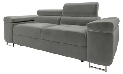 Produktbild von MIRJAN24 Sofa Torezio 2, Couch mit Einstellbare Kopfstützen,  2-Sitzer, Wohnzimmer, 198x102x70-90 cm (Farbe: Polo 894)