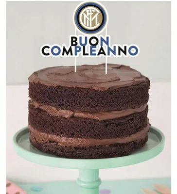 Immagine prodotto di Decorazione per torta Inter 18 x 19 cm - Taglia unica
