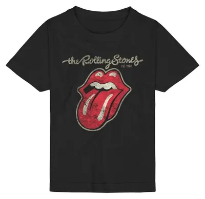 Produktbild von The Rolling Stones T-Shirt Uni Classic Tongue schwarz 106/116