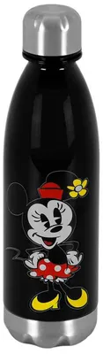 Produktbild von Karactermania Disney Minnie Mouse Face Tritan Flasche Schwarz Schwarz One Size