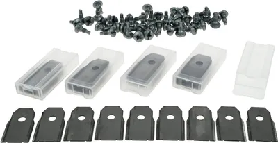 Produktbild von Husqvarna Automower Ersatz-Messer-Klingen, extra dick 0,6mm, Carbon, für Mähroboter 45er Set