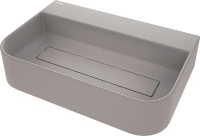 Image de Granite countertop washbasin with faucet space