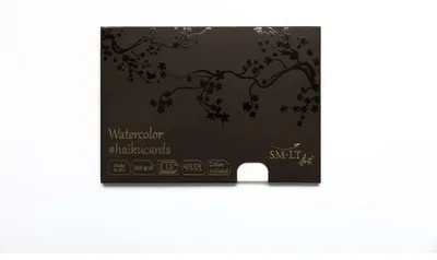 Image de SMLT SMLT Cartes Haïku Aquarelle A5 260 g 12 feuilles