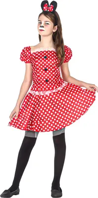 Produktbild von Maus - Kostüm für Mädchen 5-6 Jahre (115/130 cm)