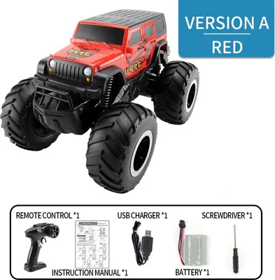 Obrázok produktu pre Q127 Diaľkové ovládanie Auto dobíjateľné obojživelné Off-road Vehicle hračky Červená