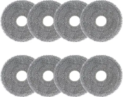 Produktbild von 8 Stück Wischtücher für Roborock Saros 10R/Z70, Q Revo/Qrevo S/Qrevo Pro/Qrevo Master/Qrevo Edge/Qrevo Curv/Qrevo Slim/QV 35A 35S/QR 598/798/S5V Roboter Saugroboter, Mikrofaser Wischpad Zubehör