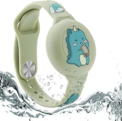 Produktbild von Wasserdichtes weiches Silikon-Armband für Kinder, grün, leicht