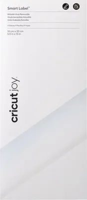 Zdjęcie produktu dla Cricut Joy Smart Label Writable, Przezroczysty, Na stałe, Winyl, 330 mm, 140 mm, 4 szt.