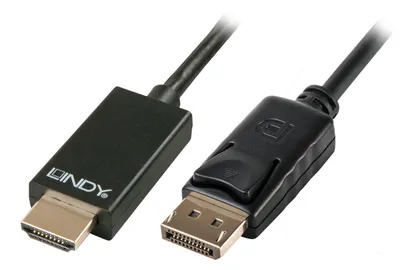 Produktbild von LINDY Kabel 4K DisplayPort / HDMI Monitorkabel 2m 41717