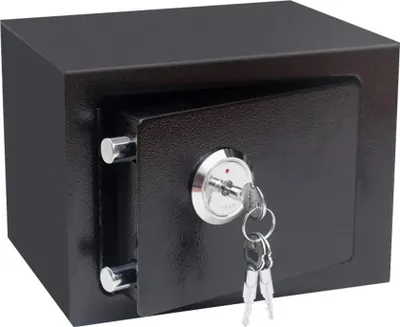 Produktbild von Tresor - Wandtresor - 4,6 l - Q235-Stahl - Schlüsselschloss - Diebstahlschutz - Schwarz