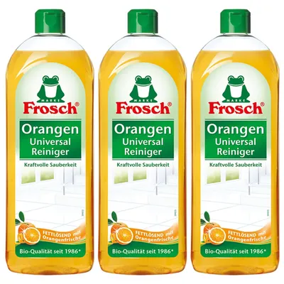 Produktbild von 3x Frosch Orangen Universal Reiniger 750 ml