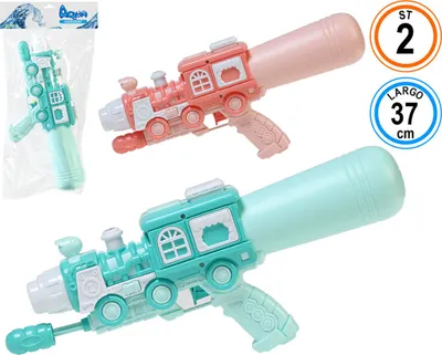 Obrázok produktu pre Vodná pištoľ 37 cm železnica 38 x 18 cm
