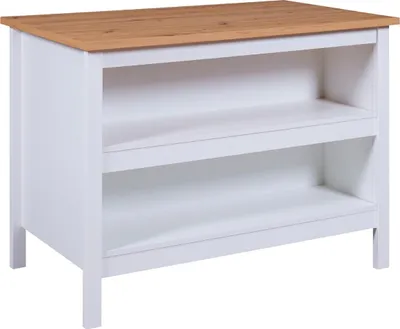 Zdjęcie produktu dla Julina kreedns kuchnia Ø, 2 półki biały, Artisan dąb dekor.