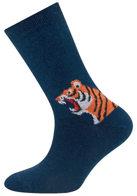Produktbild von Kindersocken aus Baumwolle mit Streifen - Lavendel - 23-26 - 1 Paar