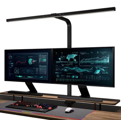 LED-Bürolampe, 80 cm, Klemmbefestigung, Farbtemperaturen, Augenschutz