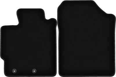 Image de Wielganizator Tapis avant de sol velours sur-mesure pour Toyota Yaris IV Hybrid (2020-, hatchback) noir, jeu 2 pièces, fixations