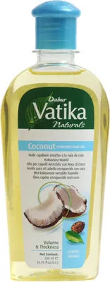 Immagine prodotto di Olio per capelli Vatika Naturals con olio di cocco e henné