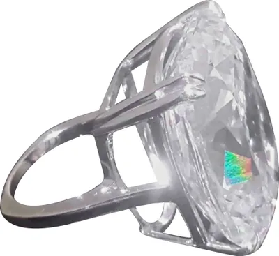 Produktbild von Großer quadratischer Zirkonia-Fingerring, r Damen-Antrag, Hochzeitsschmuck-Weiß,US 6