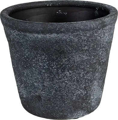 Zdjęcie produktu dla Clayre & Eef 6CE1579M Doniczka szara 12 x 10 cm