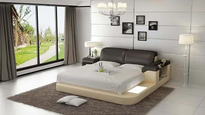 Produktbild von Luxus Wasserbett Doppel Multifunktions Bett Wasser Betten Polster  200x200 + USB