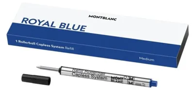 Produktbild von MONTBLANC Rollerballminen M Capless royal blue