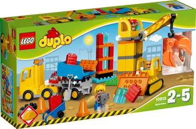 Zdjęcie produktu dla Lego Duplo 10813 Budowa Wywrotka Dźwig Spychacz