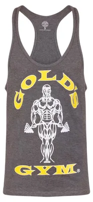 Zdjęcie produktu dla Gold's Gym - T-shirt męski "Muscle Joe", bawełna, model GT22541 (rozmiar S), kolor: szary