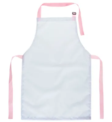 Produktbild von Personalisierter Kinderschürze Kind Malschürze Kunstkittel Kochschürze Apron Werkschürze mit rosa Bänder [074]