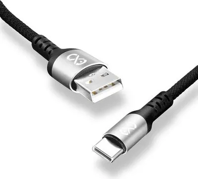 Zdjęcie produktu dla Kabel USB-A do USB-C Oplot 1.2m Czarny