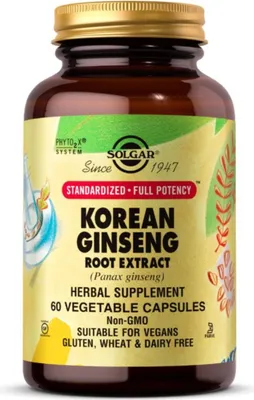 Imagen del producto de Solgar Suplementos dietéticos Korean Ginseng Root Extract, BI5903