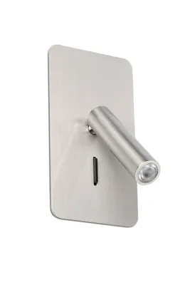 Image de Lampe LED encastrée SUAU nickel mat