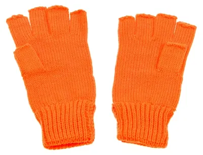 Produktbild von Fingerlose Strickhandschuhe in Orange