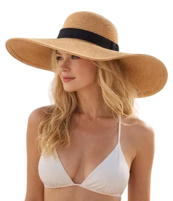 Immagine prodotto di SolidKeus - Cappello da sole da donna con tesa larga
