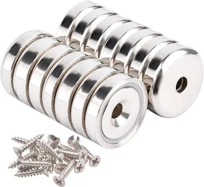 Zdjęcie produktu dla Silne magnesy neodymowe, okrągłe, 20 mm, 14 sztuk