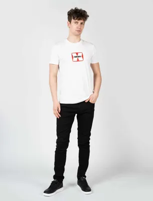 Produktbild von Diesel Bedrucktes Kurzarm-T-Shirt für Herren A03848-80GRAI