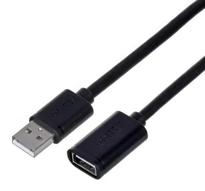 Image de Unitek UNITEK Y-C418GBK Câble USB 2.0 5 m USB A Noir