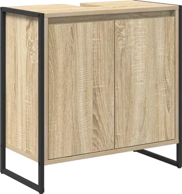 Obrázek produktu pro vidaXL Koupelnová skříňka s dvířky Sonoma 60 x 30 x 60 cm materiál na bázi dřeva