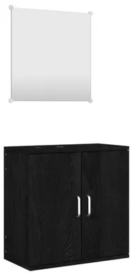 Imagen del producto de Conjunto de muebles de baño de 2 piezas, que incluye un lavabo y un espejo