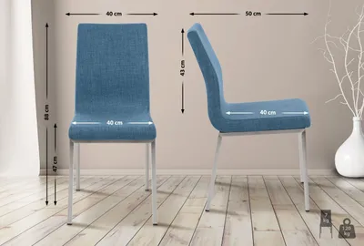 Produktbild von Esszimmerstuhl Colmar STOFF blau