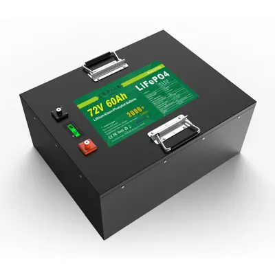 Produktbild von LiFePO4 Akku 72V 60Ah 4320Wh mit BMS, 60A Dauerentladestrom, 510x410x210mm