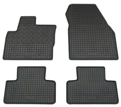 Gummifußmatten Set für Land Range Rover Evoque L538 (9/2011-), 4-teilig, schwarz