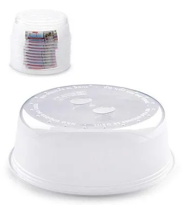 Mikrowellen-Spritzschutz 27,5 cm transparent BPA-frei