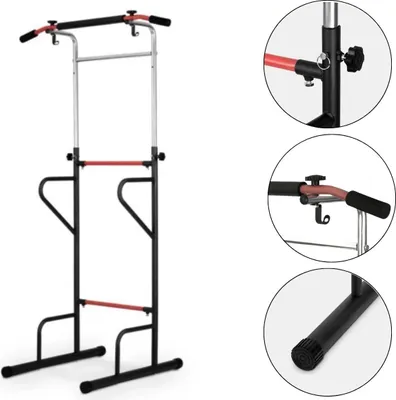 Immagine prodotto di Barra per trazioni indipendente Neo-Sport, torre multifunzionale per allenamento della forza, fino a 100 kg
