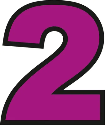 Zdjęcie produktu dla Numer startowy 2, fioletowy